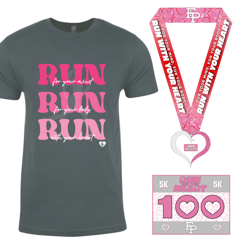 Run With Your Heart Tee Pack